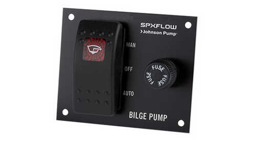 Johnson Pump Marine bilge control panel Johnson Pump Marine bilge control panel