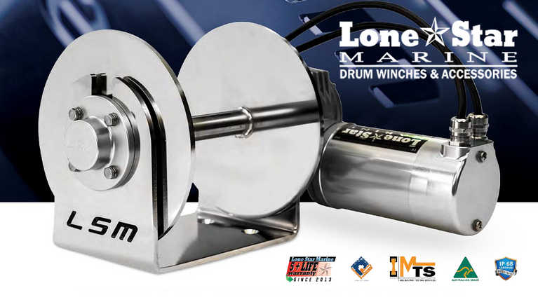 Lone Star Marine drum anchor winches