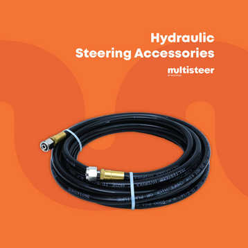 Multisteer hydraulic hose kit and end fittings