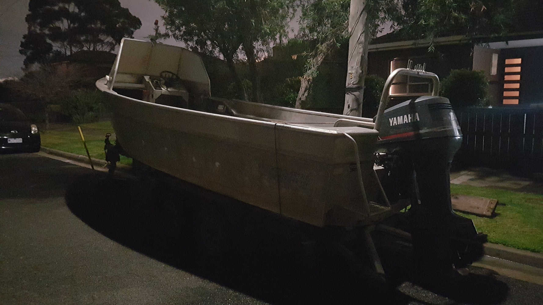 Commercial fishing boat, before rebuild