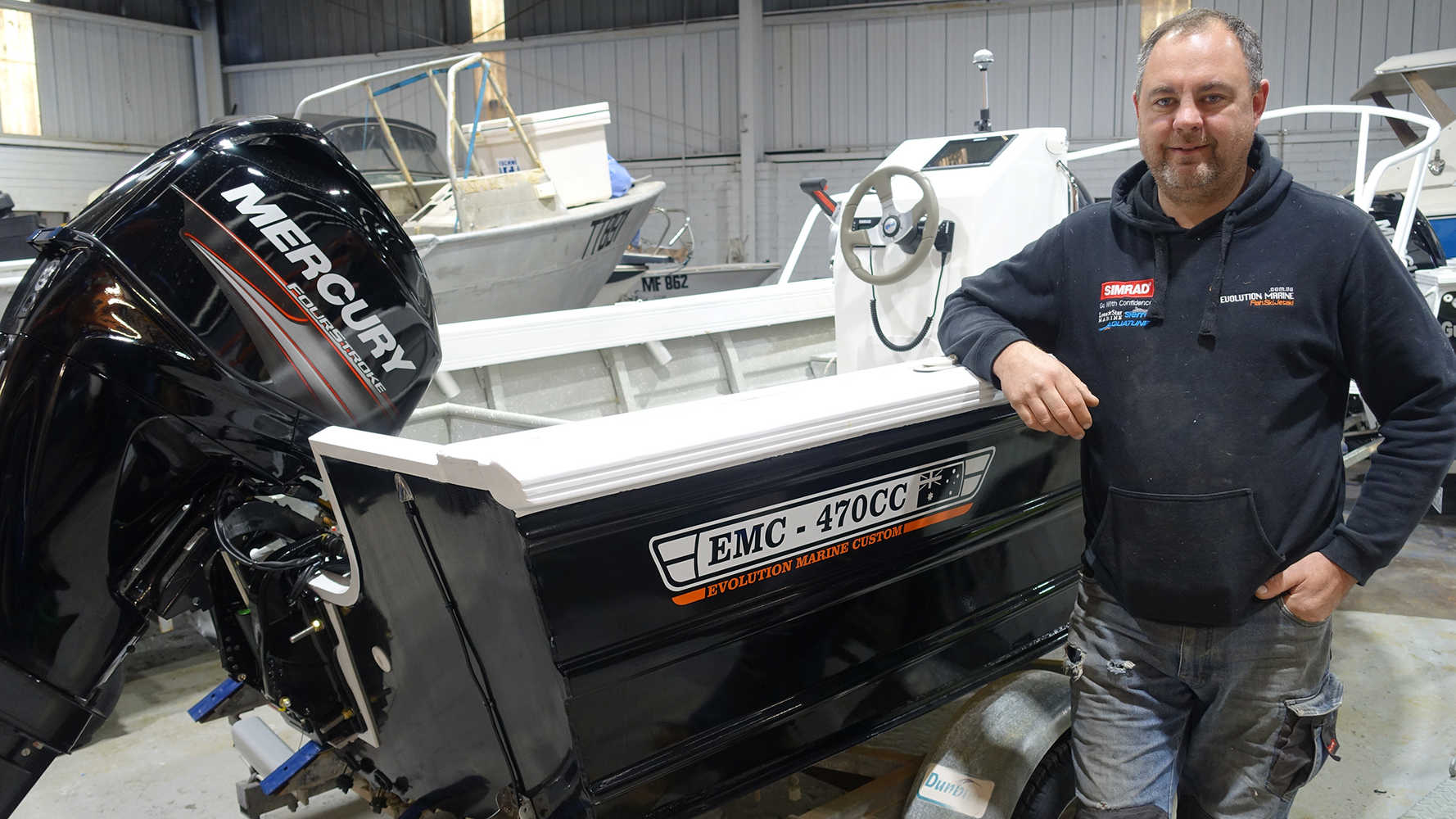 Quintrex Fish Raider, Stage 1 finished