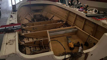 Hull stripped