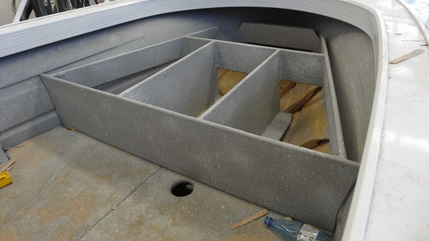 Casting deck / underdeck storage