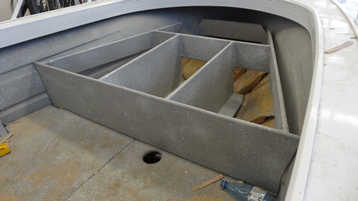 Casting deck / underdeck storage