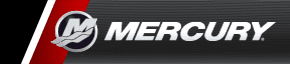 Mercury outboard motors and inboard engines logo